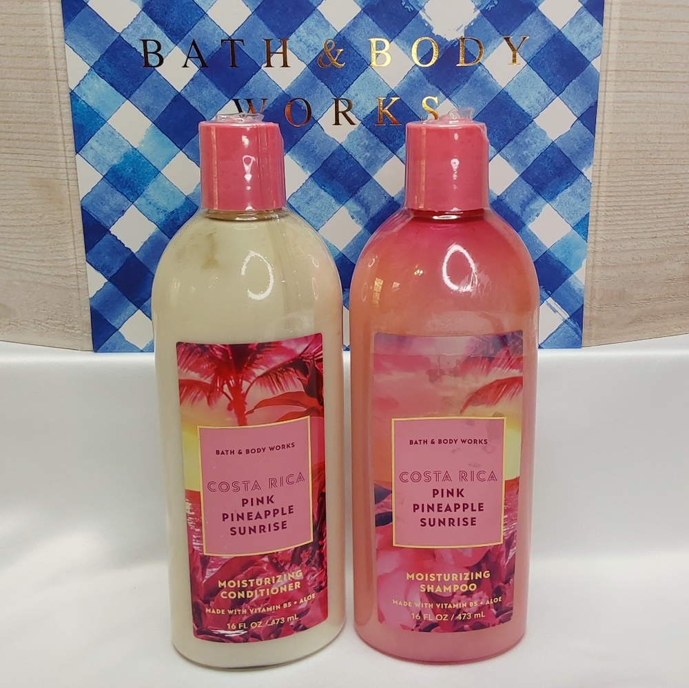 Bath & Body Works Pink Pineapple Sunrise Shampoo and Conditioner Set - Picture 7 of 16